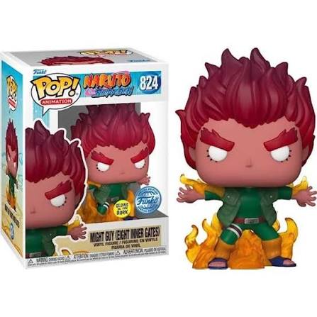 Funko Pop Might Guy (Eight Inner Gates 824) Glows in the dark